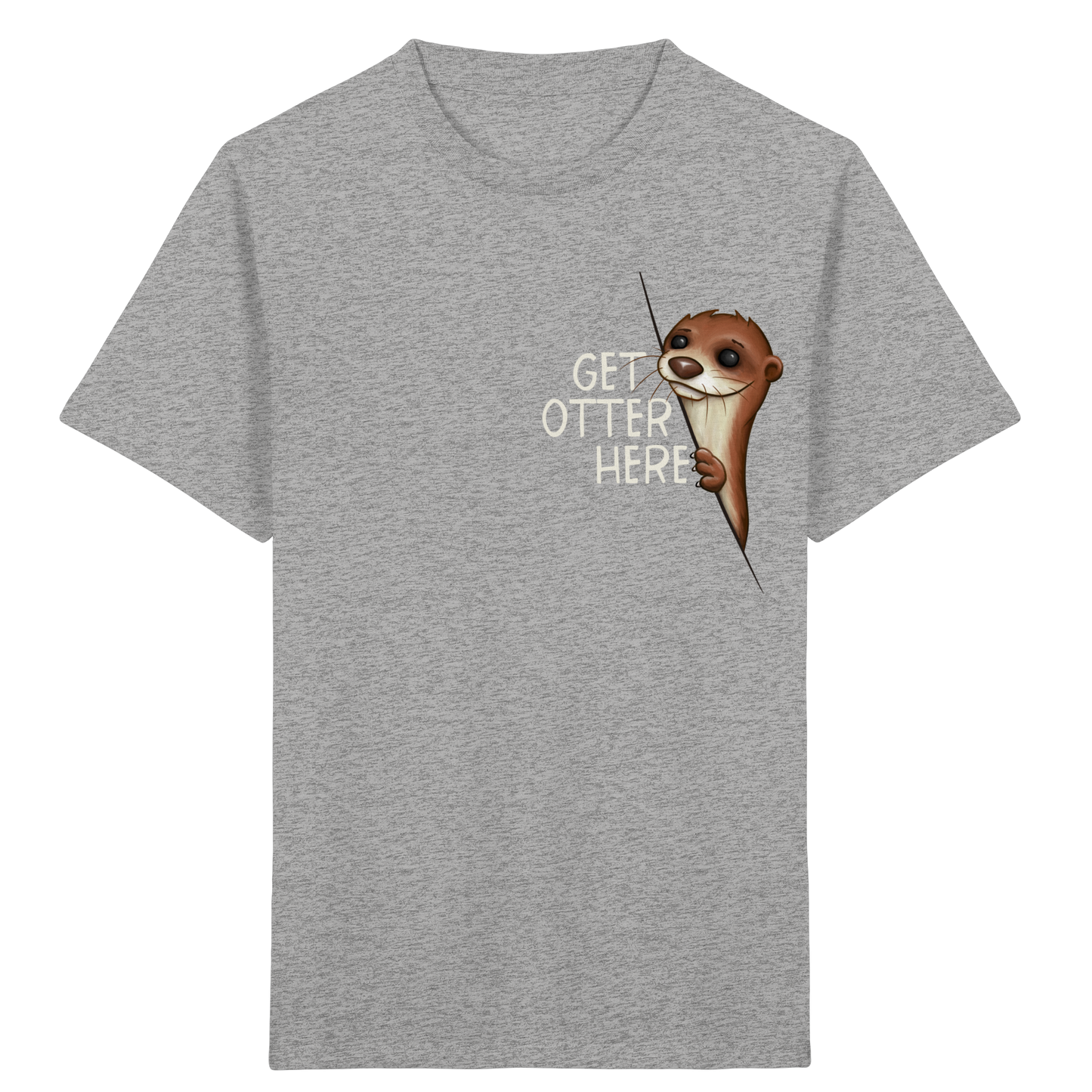 Get Otter Here | Lustiger Otter Kalauer - Kids Organic Shirt