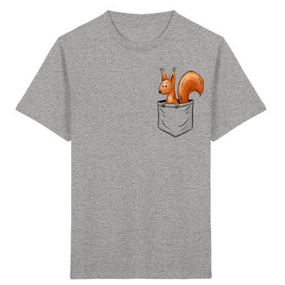 Lässiges Eichhörnchen In Tasche - Kids Organic Shirt