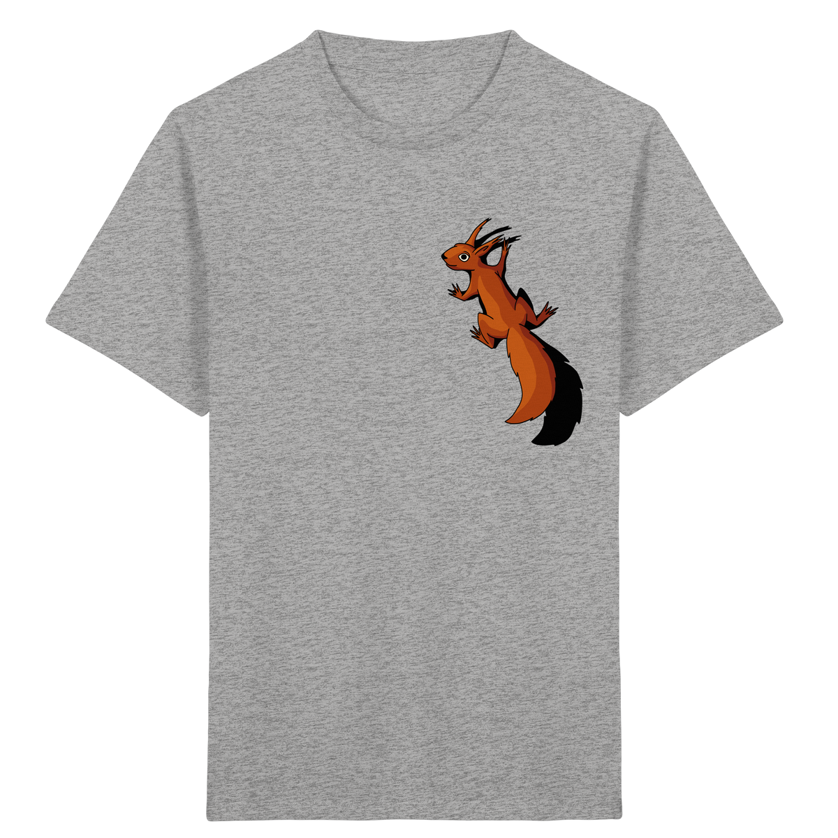 Süßes Eichhörnchen klettert - Kids Organic Shirt