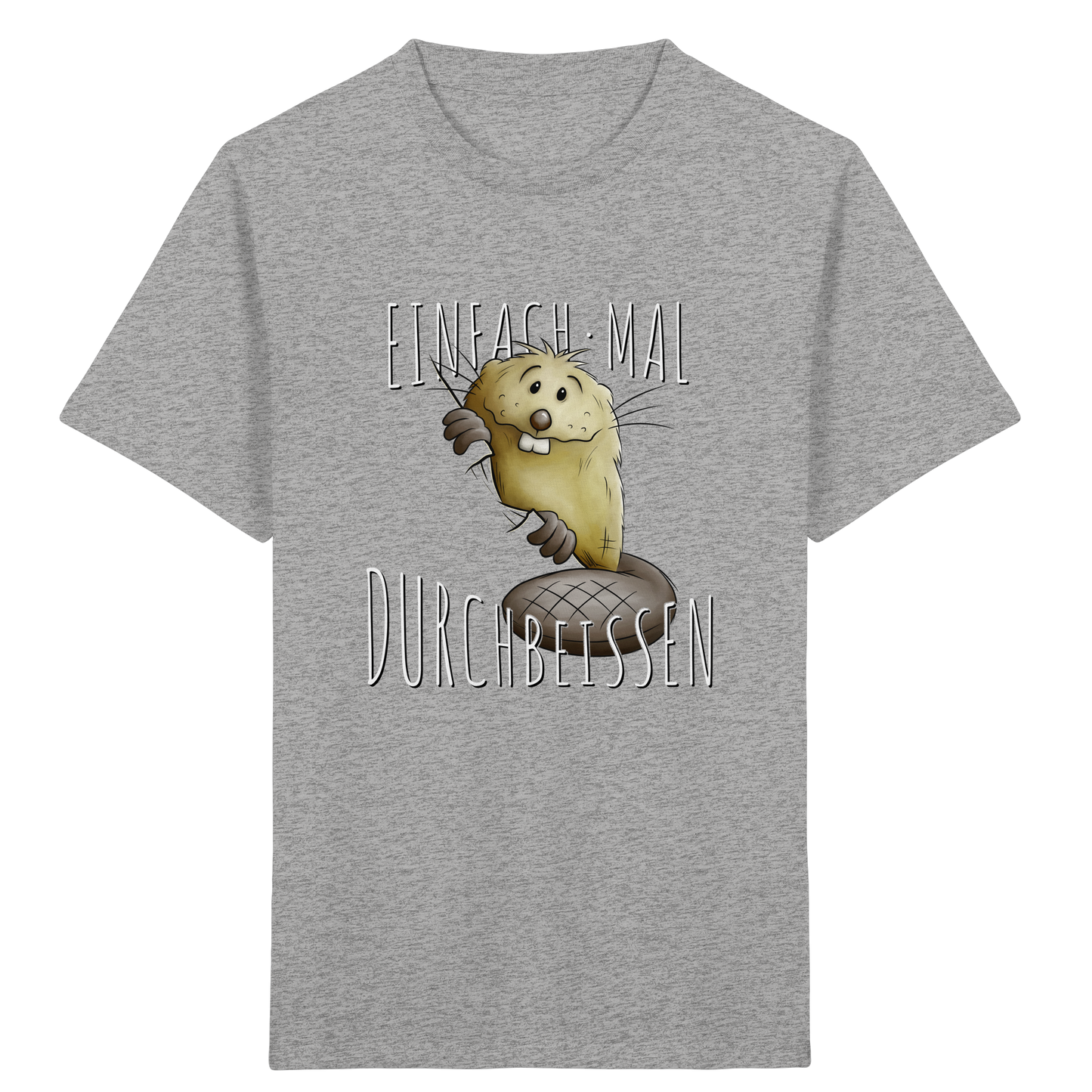 Einfach mal Durchbeissen Biber - Kids Organic Shirt