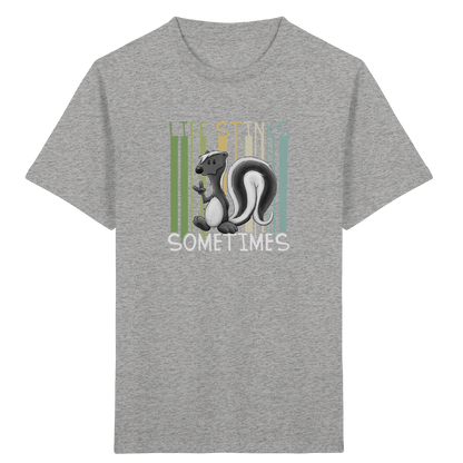 Life Stinks Sometimes Stinktier Weisheit - Kids Organic Shirt