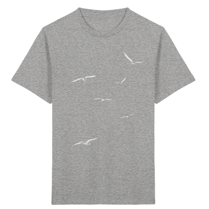 Vogelschwarm – Traum vom Fliegen - Kids Organic Shirt