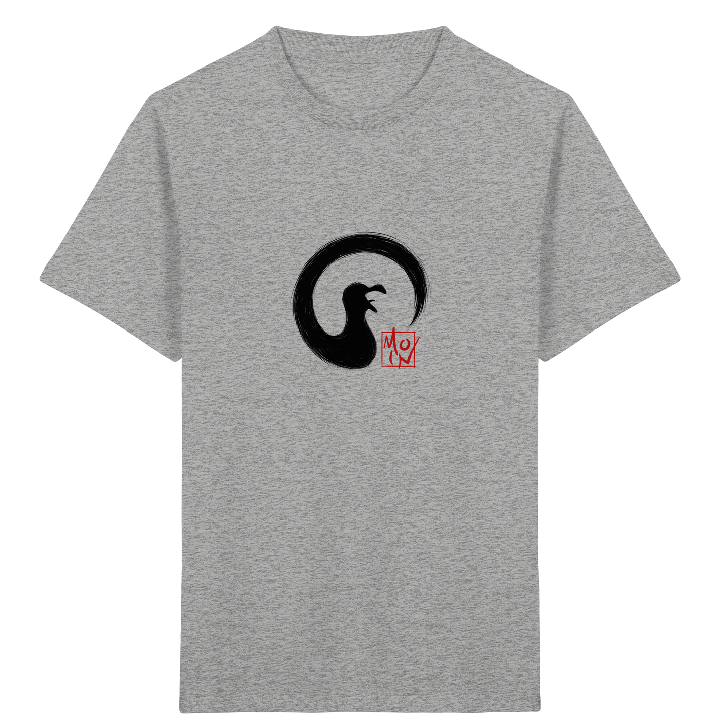 Moin kreischende japanische Enso Möwe - Kids Organic Shirt