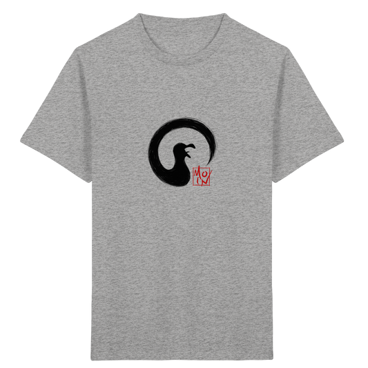 Moin kreischende japanische Enso Möwe - Kids Organic Shirt
