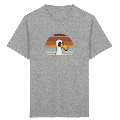 Cool lässige Retro Möwe - Kids Organic Shirt