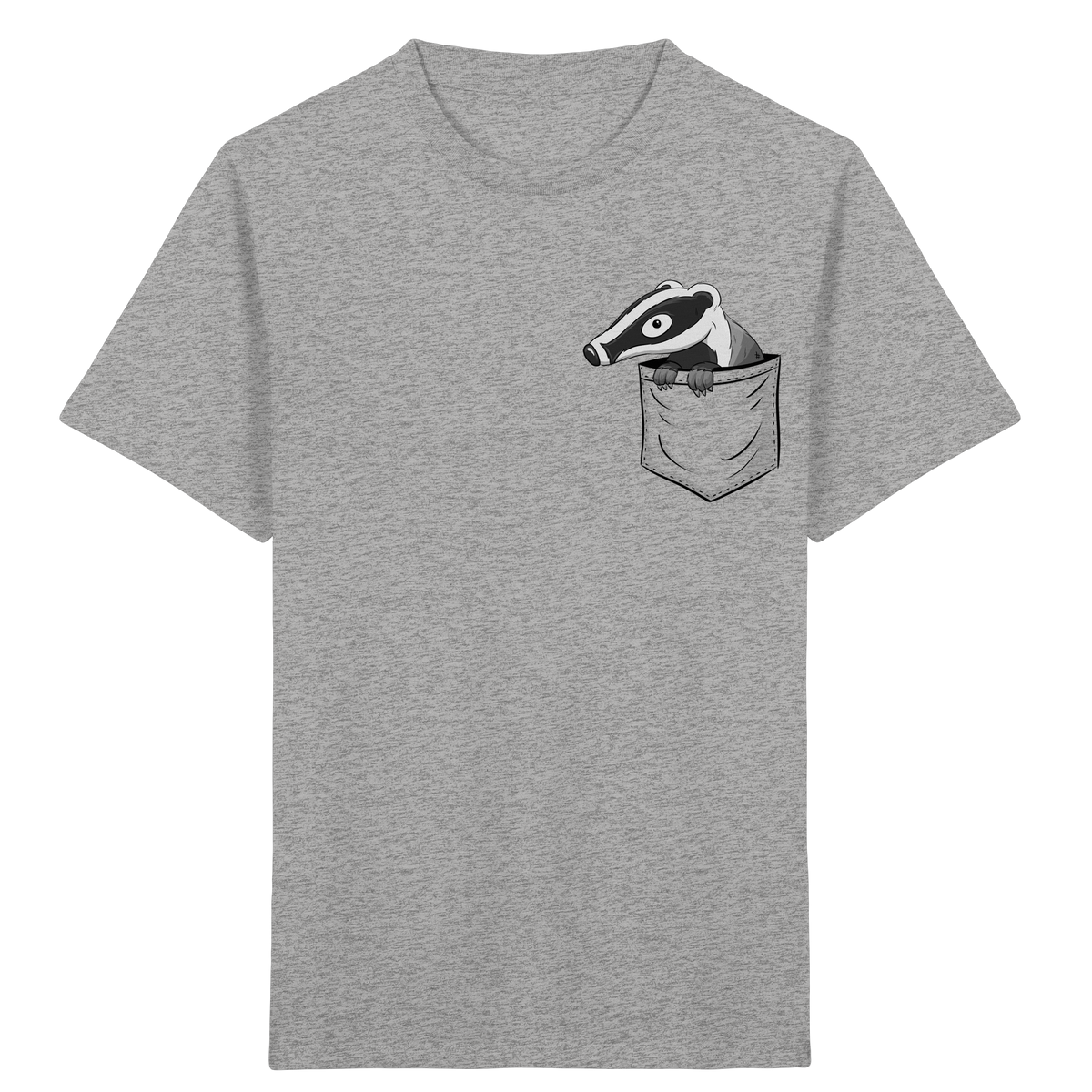 Lustig gemütlicher Dachs In der Tasche - Kids Organic Shirt