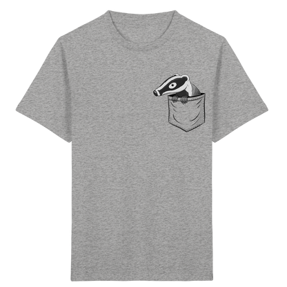 Lustig gemütlicher Dachs In der Tasche - Kids Organic Shirt