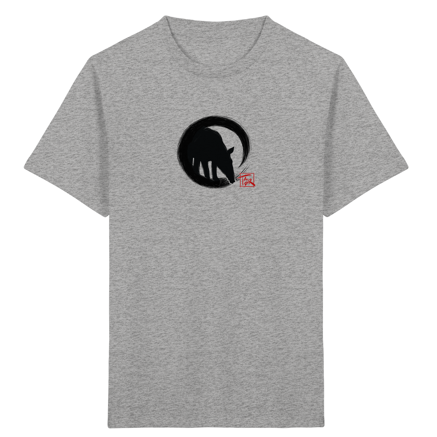 Zen Tapir im japanischen Enso Kreis - Kids Organic Shirt