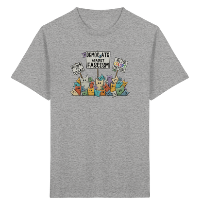 Demo-Katzen gegen Faschismus und für Vielfalt - Kids Organic Shirt