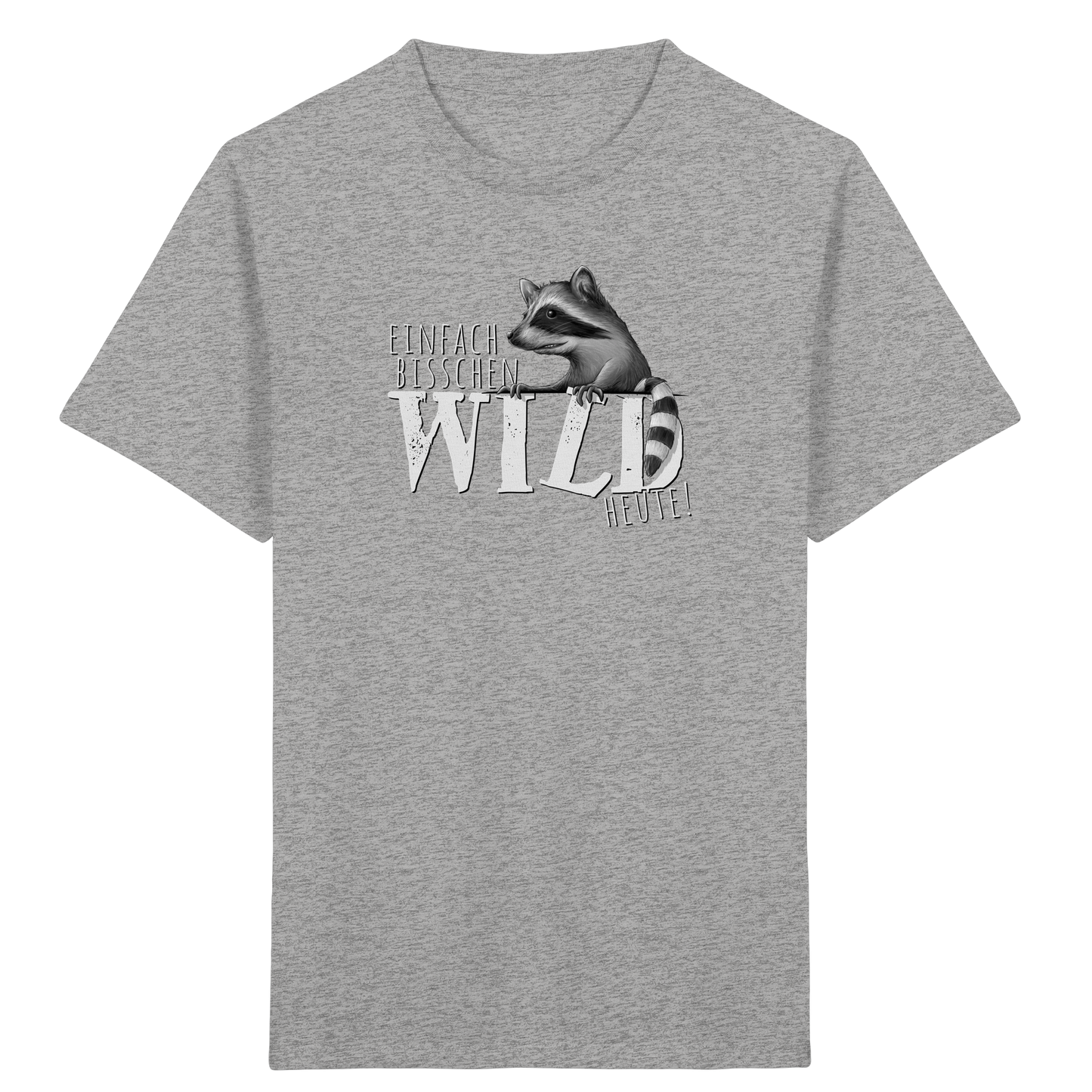 Bisschen wild heute! Waschbär - Kids Organic Shirt