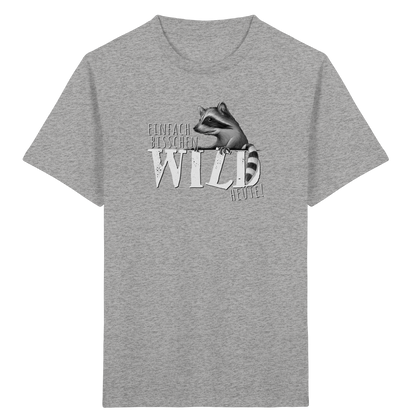 Bisschen wild heute! Waschbär - Kids Organic Shirt