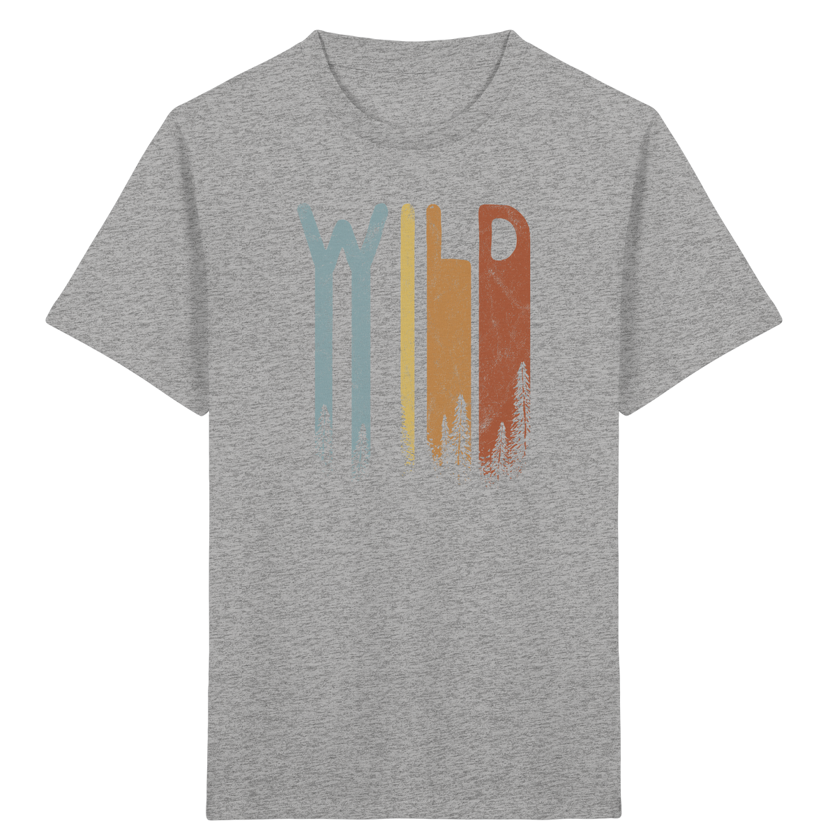 Wild Retro Schriftzug - Kids Organic Shirt