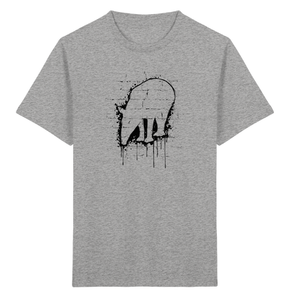 Urban Street Art Tapir Silhouette - Kids Organic Shirt