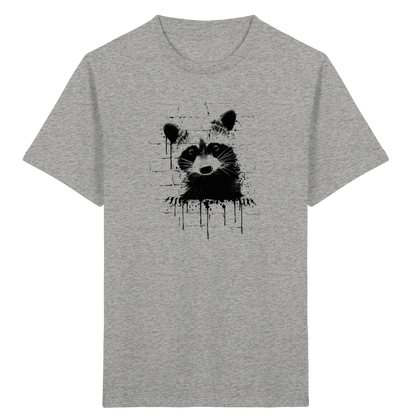 Funky Street Art Waschbär - Kids Organic Shirt