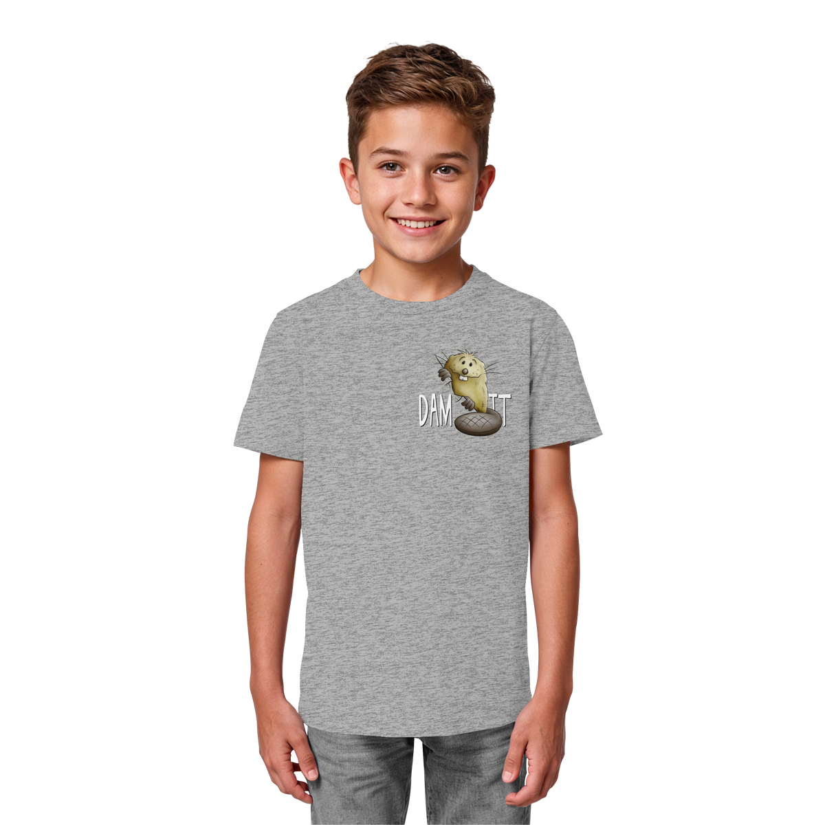 Dam It Verdammt Lustiger Biber - Kids Organic Shirt