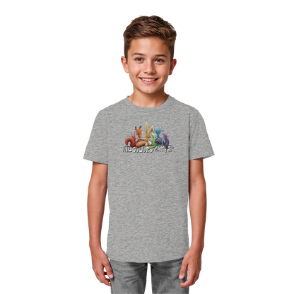 All Colors Matter! Regenbogen Tiere für Vielfalt - Kids Organic Shirt