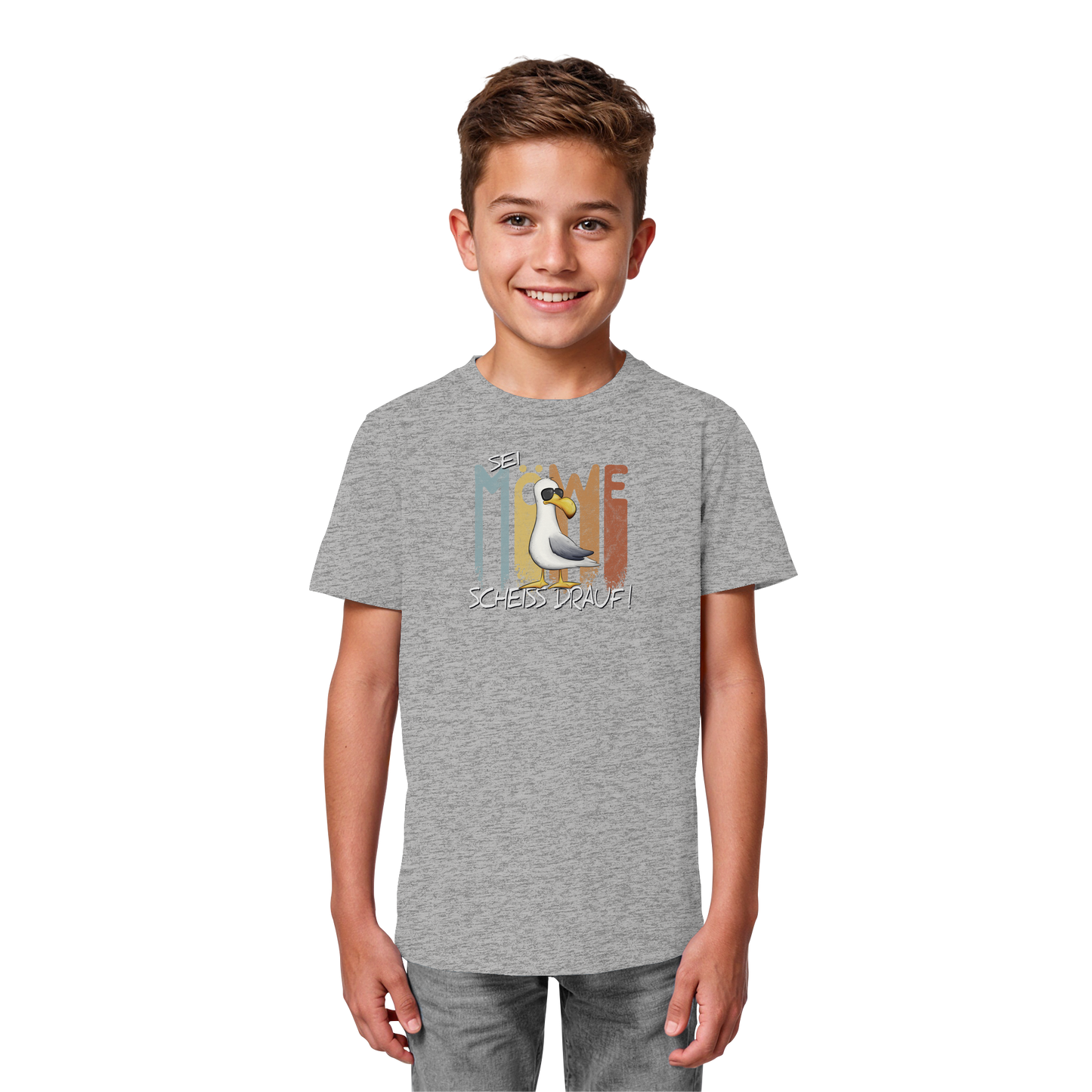 Sei Möwe Scheiß Drauf  - Kids Organic Shirt