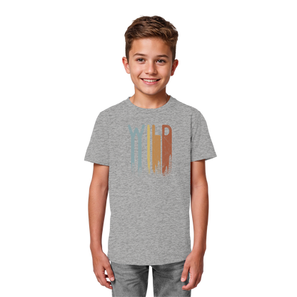 Wild Retro Schriftzug - Kids Organic Shirt