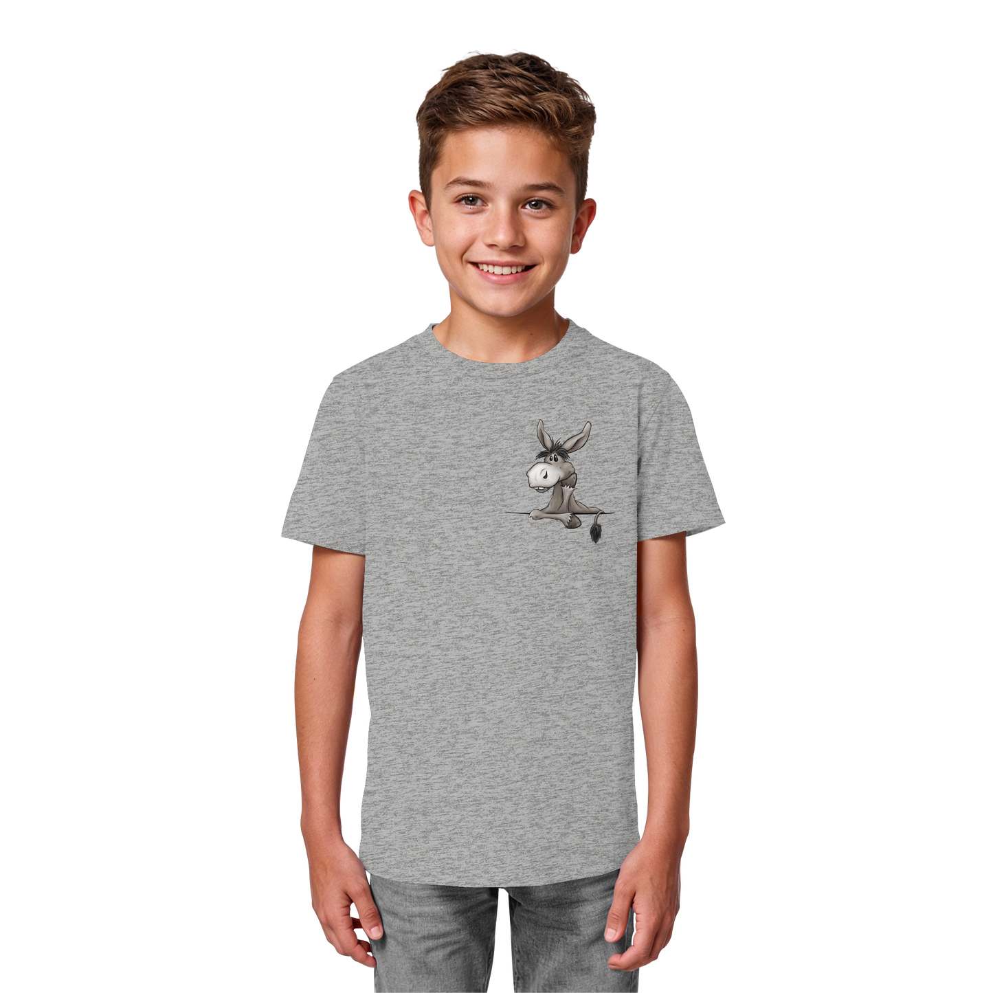 Lustiger lässiger Esel - Kids Organic Shirt