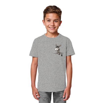 Lustiger lässiger Esel - Kids Organic Shirt