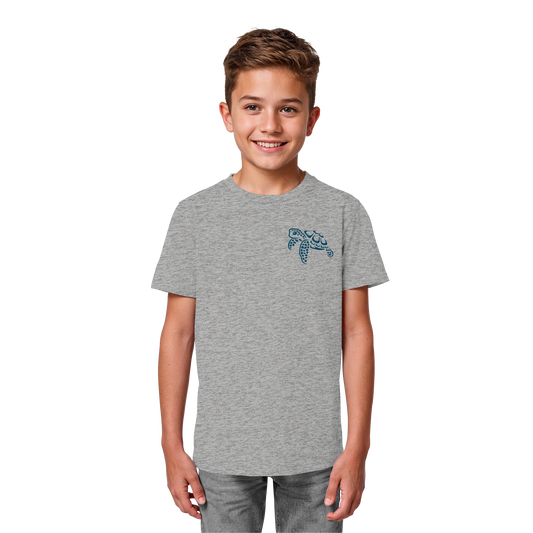 Lässig lustige Wasserschildkröte - Kids Organic Shirt