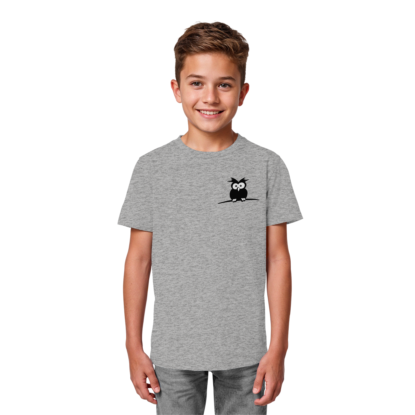 Kleine struppige Eule - Kids Organic Shirt