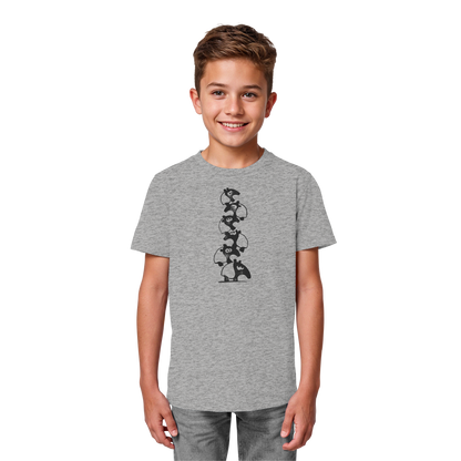 Lustiger Haufen aus Schabracken-Tapiren - Kids Organic Shirt