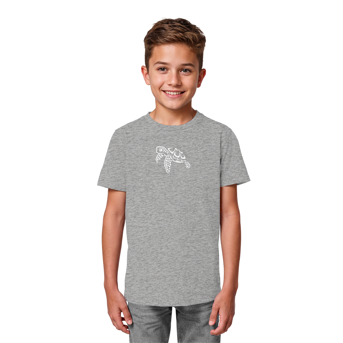 schwimmende Meeres-Schildkröte - Kids Organic Shirt