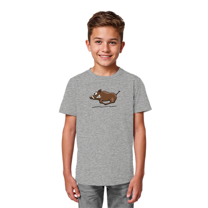sauwildes Wildschwein | Wildsau  - Kids Organic Shirt