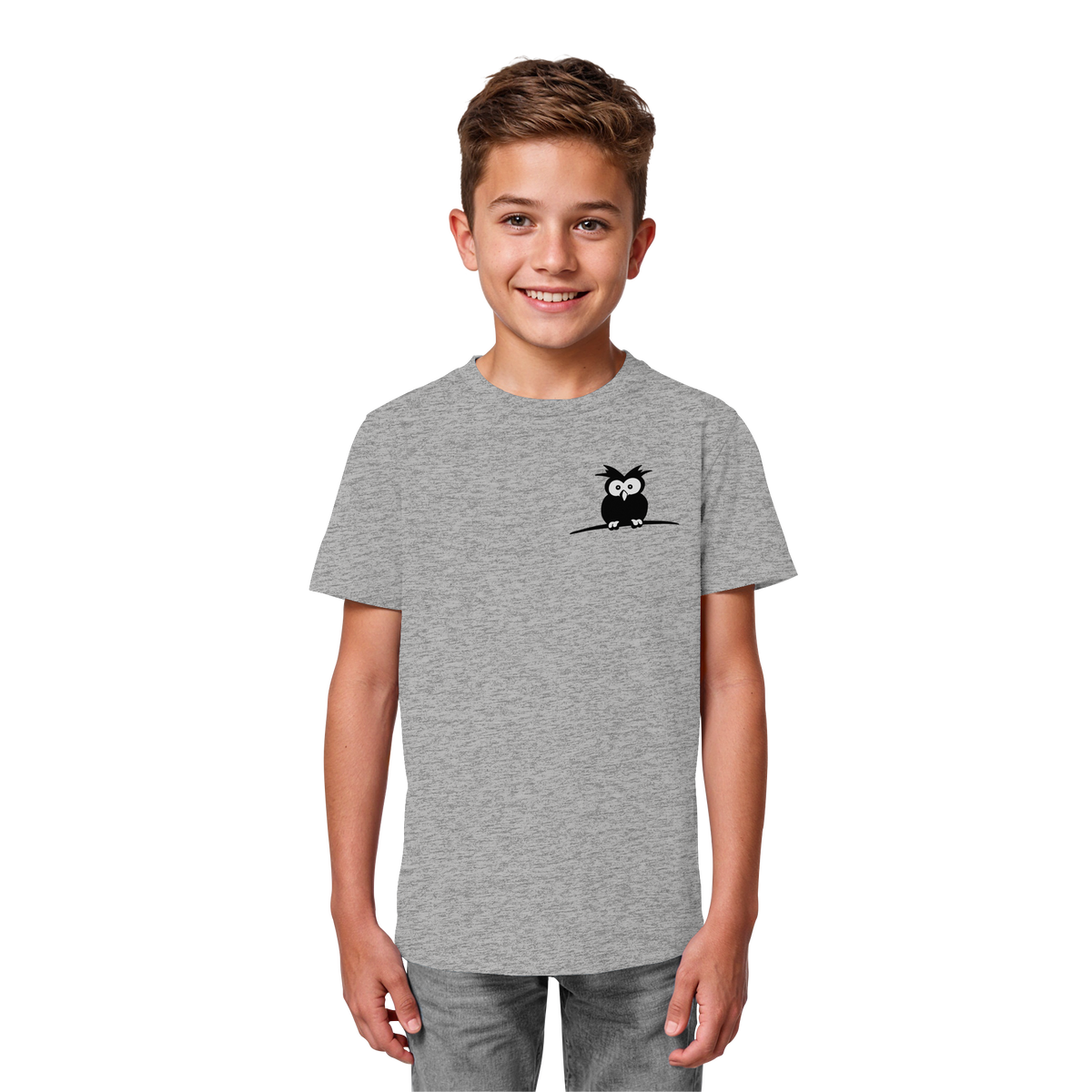 Kleine struppige Eule - Kids Organic Shirt