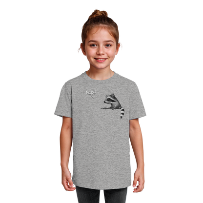 Nope! Frecher verwegener Waschbär - Kids Organic Shirt