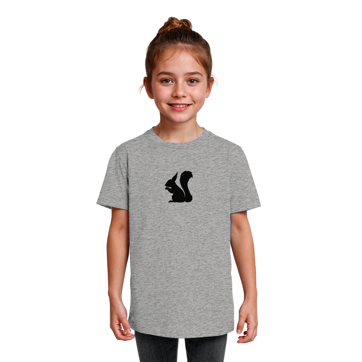 Eichhörnchen Silhouette - Kids Organic Shirt