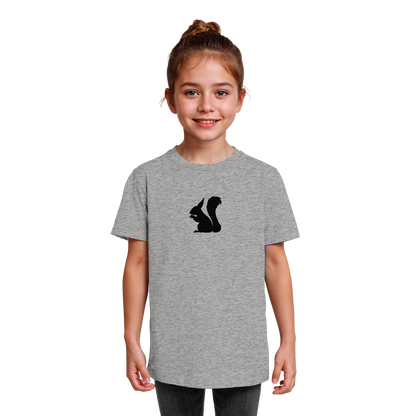 Eichhörnchen Silhouette - Kids Organic Shirt