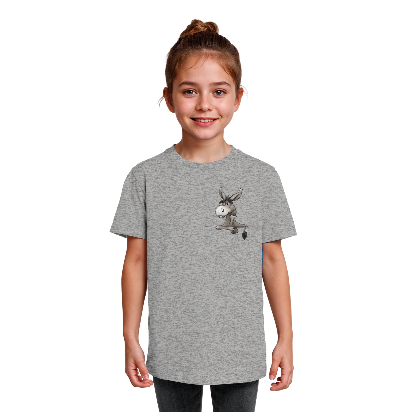 Lustiger lässiger Esel - Kids Organic Shirt