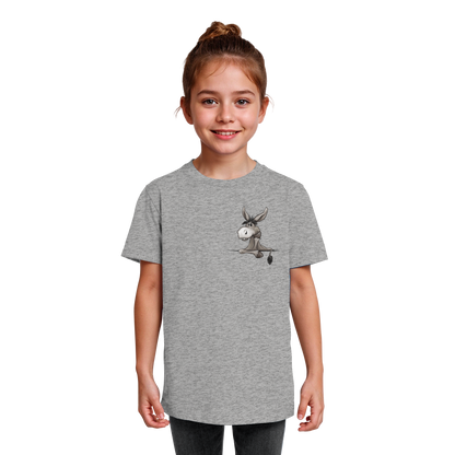 Lustiger lässiger Esel - Kids Organic Shirt
