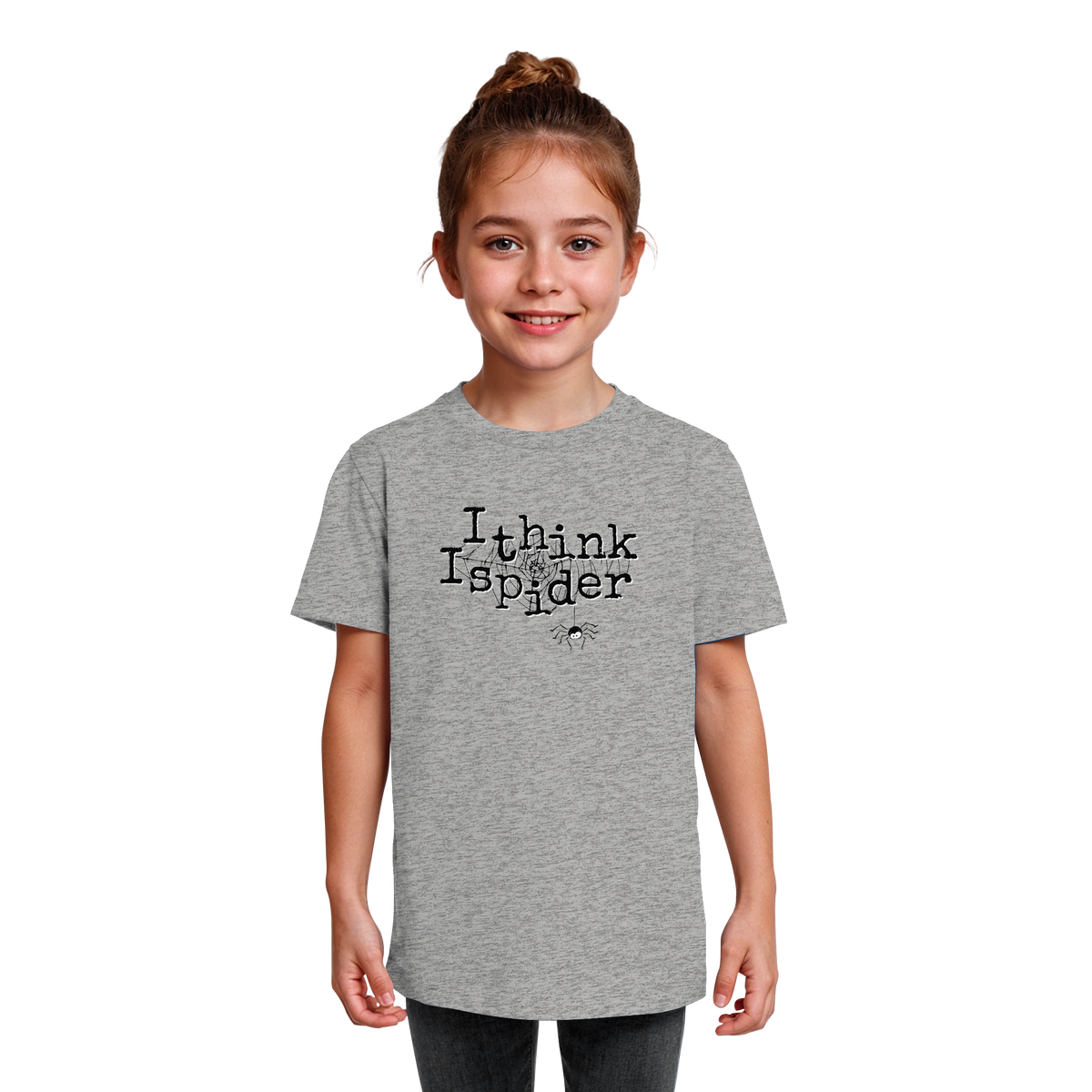 I think I spider - Spinne - Kids Organic Shirt