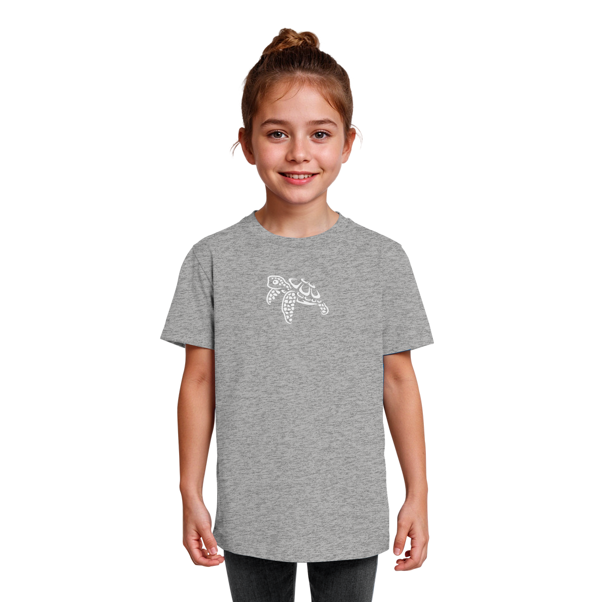 schwimmende Meeres-Schildkröte - Kids Organic Shirt