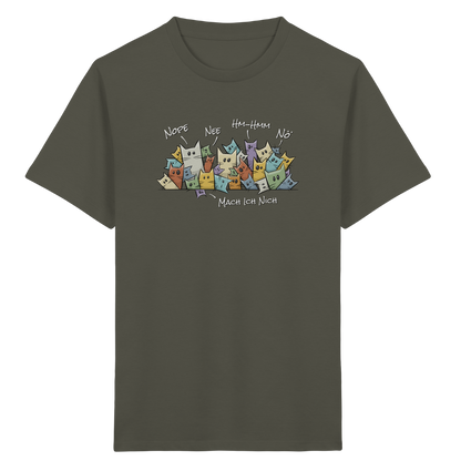 Nope, Nee, Nö Katzen - Kids Organic Shirt