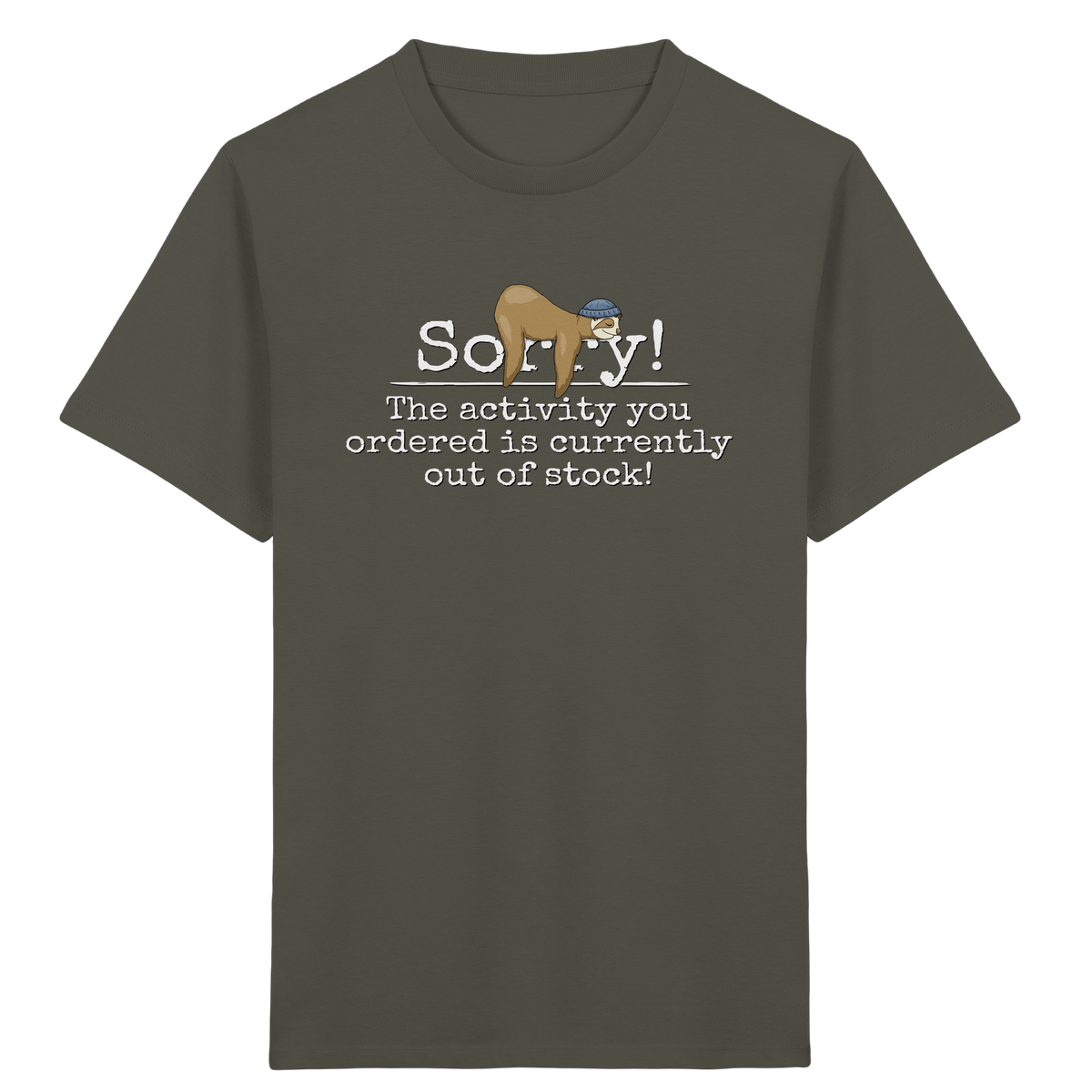 No-Activity Faultier - Kids Organic Shirt