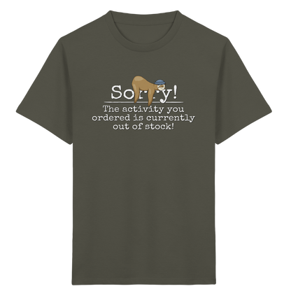 No-Activity Faultier - Kids Organic Shirt