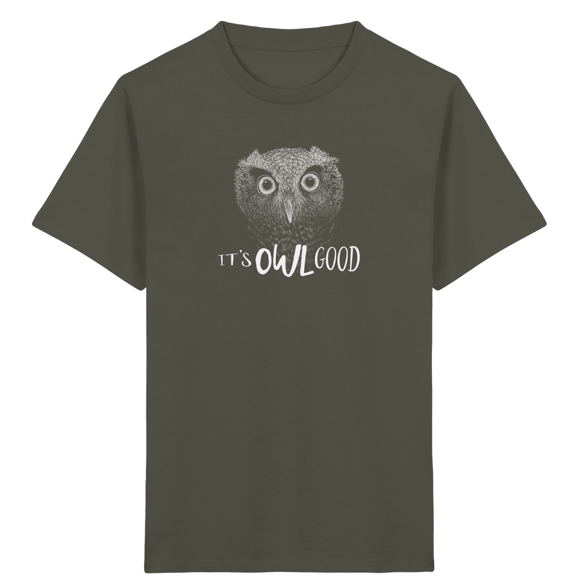 OWL Good | Kritzel-Kunst-Eule - Kids Organic Shirt