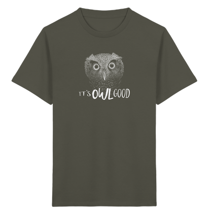 OWL Good | Kritzel-Kunst-Eule - Kids Organic Shirt