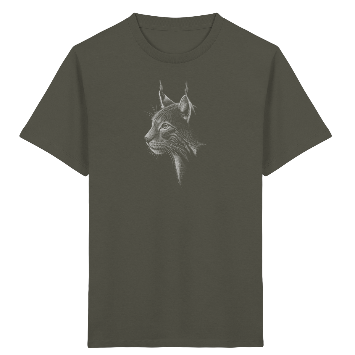 Luchs Kritzelkunst Wildkatze Illustration - Kids Organic Shirt