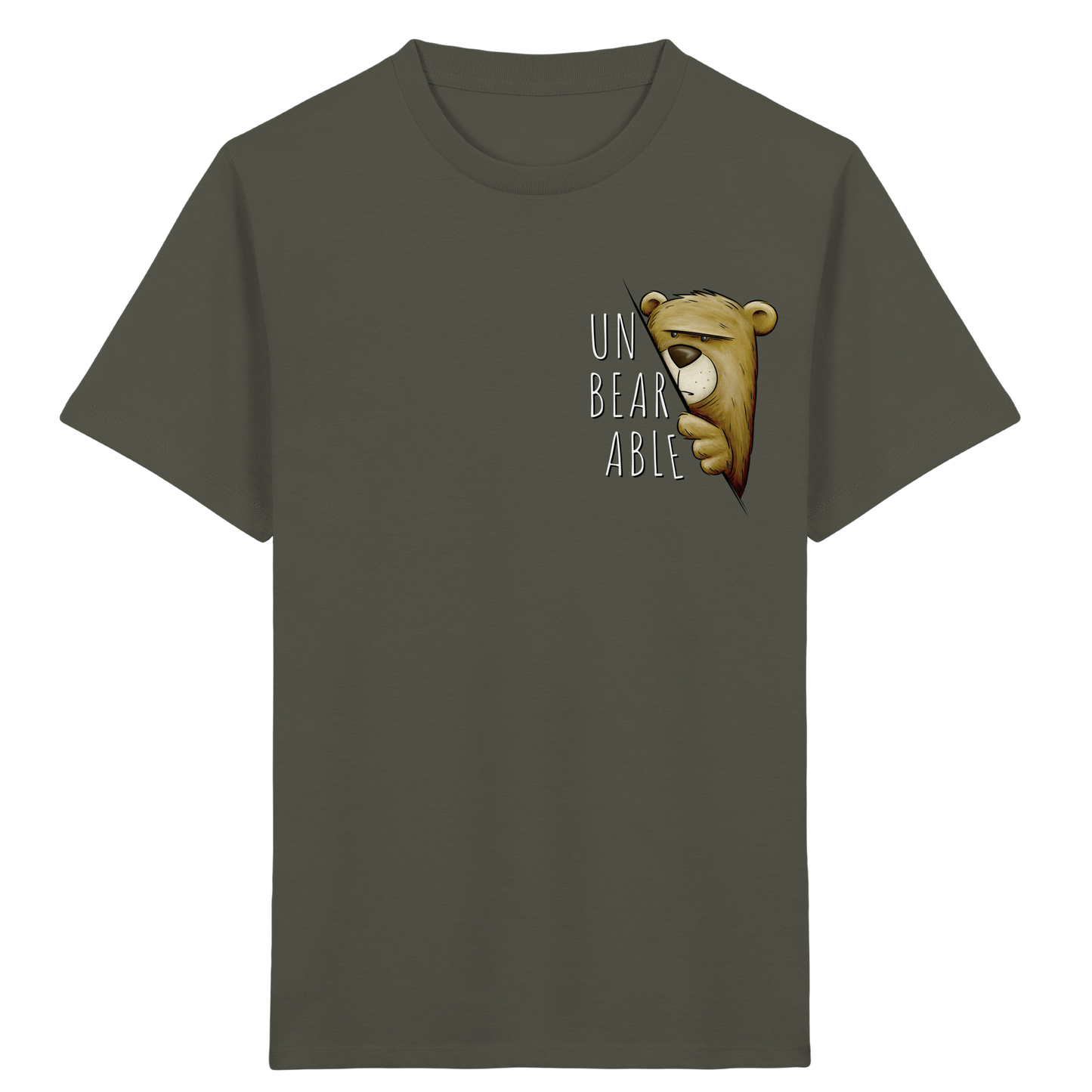 Unbearable – Unerträglich Bär - Kids Organic Shirt