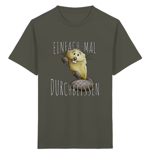 Einfach mal Durchbeissen Biber - Kids Organic Shirt