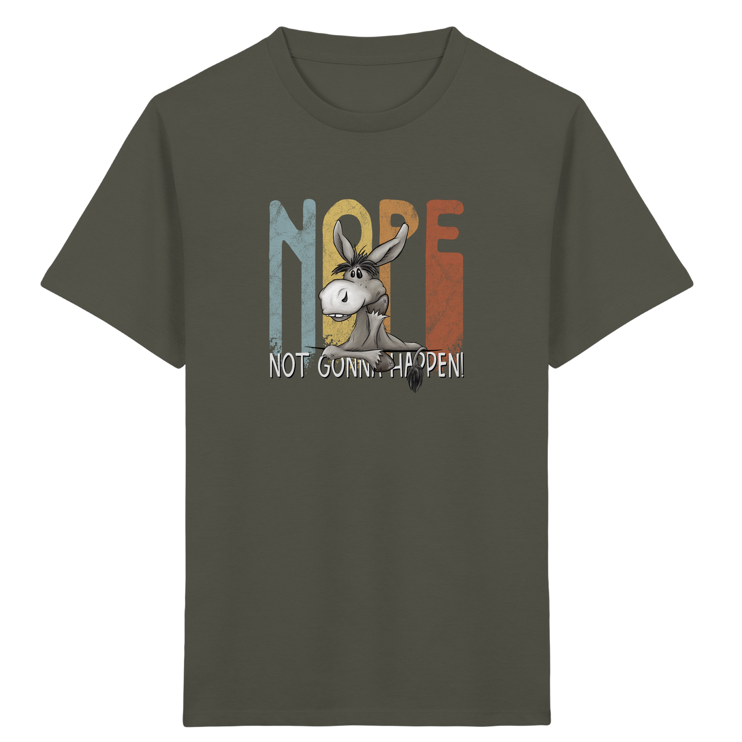 Nope | bockiger Esel - Kids Organic Shirt