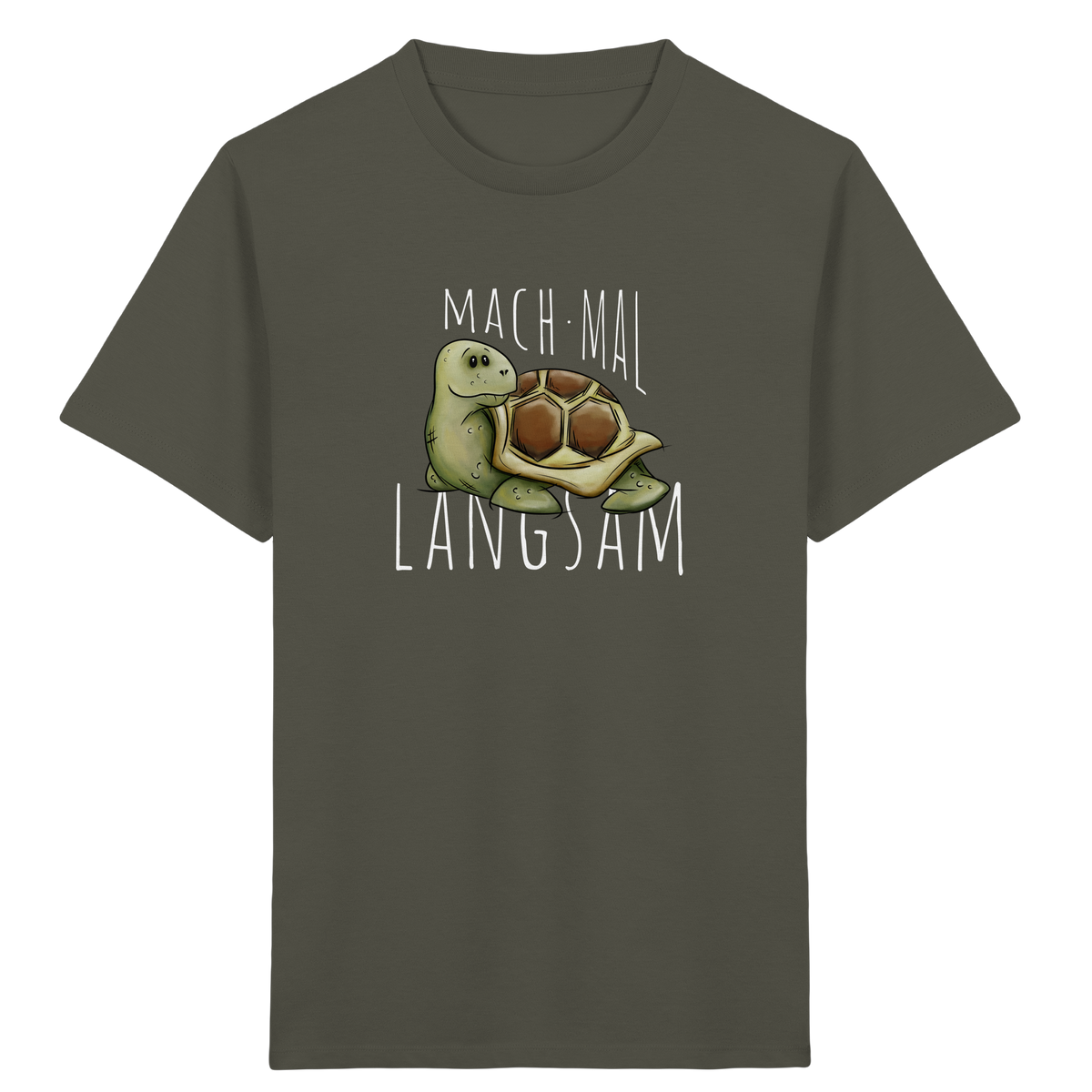Mach mal langsam Schildkröte - Kids Organic Shirt