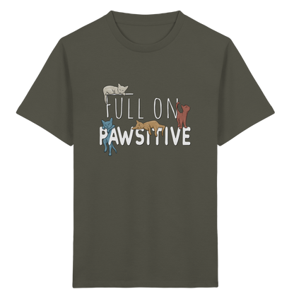 Full On Pawsitive! Gechillte Katzen - Kids Organic Shirt