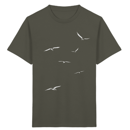 Vogelschwarm – Traum vom Fliegen - Kids Organic Shirt