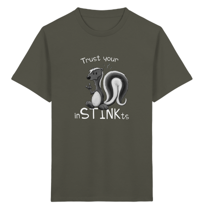 Trust Your inSTINKts Stinktier Humor - Kids Organic Shirt